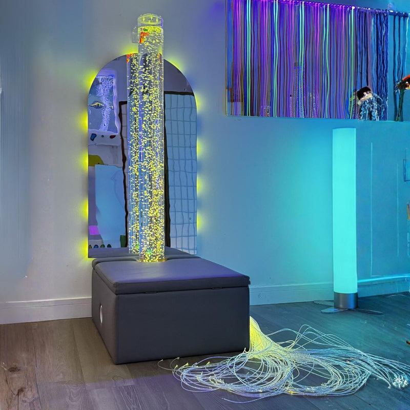 Lumina Multi-Connect Large Bubble Tube ALL IN ONE (Plastic Base), Indoor Lighting Learning SPACE