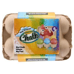 6 Egg Shaped Chalk - Washable-Art Materials,Arts & Crafts,Baby Arts & Crafts,Chalk,Early Arts & Crafts,Primary Arts & Crafts,Stationery-Learning SPACE