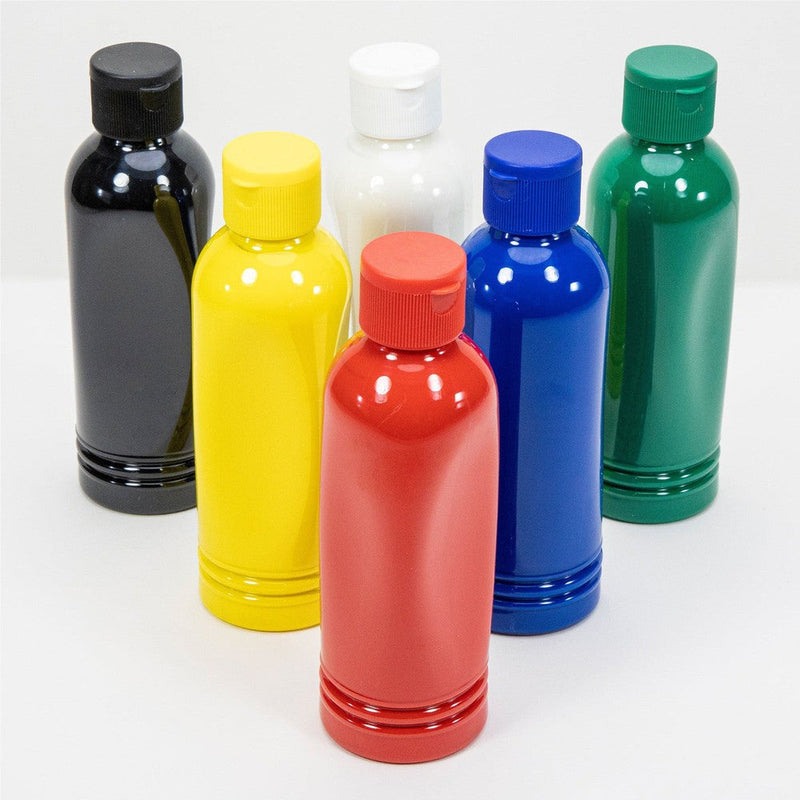 6-Pack Liquid Paints – 6-Pack Ready-Mixed Set for Kids, Learning SPACE