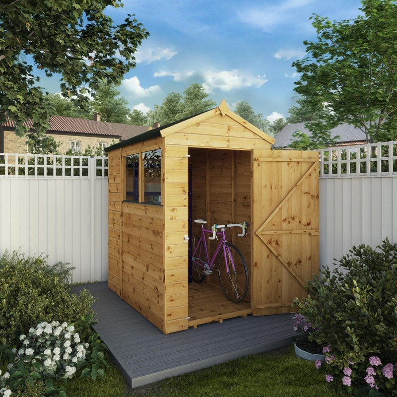 6 x 4 Modular Shiplap Apex Shed, Learning SPACE