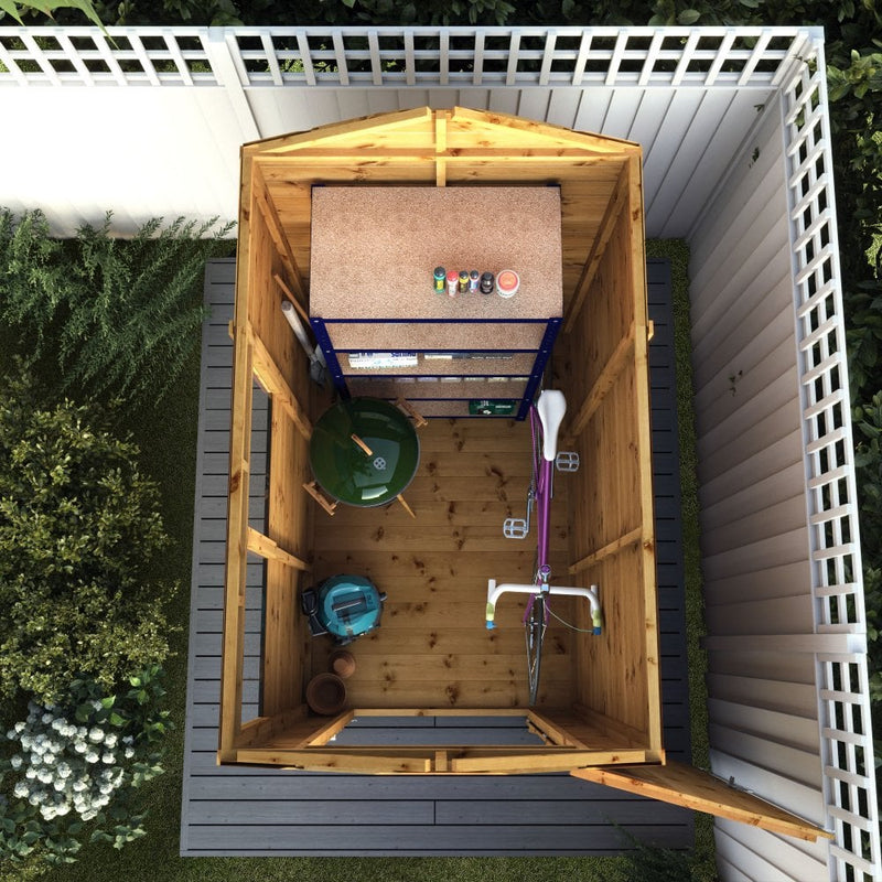 6 x 4 Modular Shiplap Apex Shed, Learning SPACE