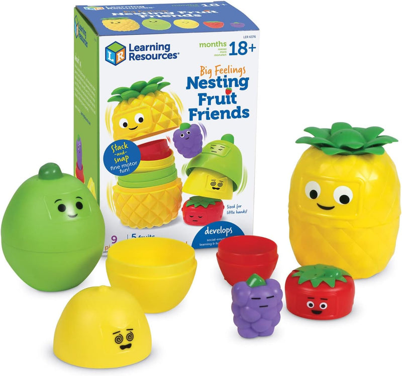 Big Feelings Nesting Fruit Friends, Learning SPACE