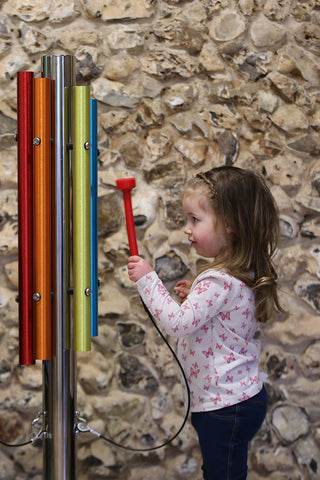 Penta Post Playground Musical Instument - Ground Install