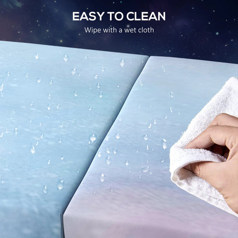 6FT Foldable Gymnastics Mat, Tri-Fold 2" Thick Crash Mat with Carry Strap Handles-Christmas,Gross Motor and Balance Skills,Gymnastics,Mats,Mats & Rugs,Movement Breaks,Play Mats & Baby Gyms,Playmats & Baby Gyms-Learning SPACE