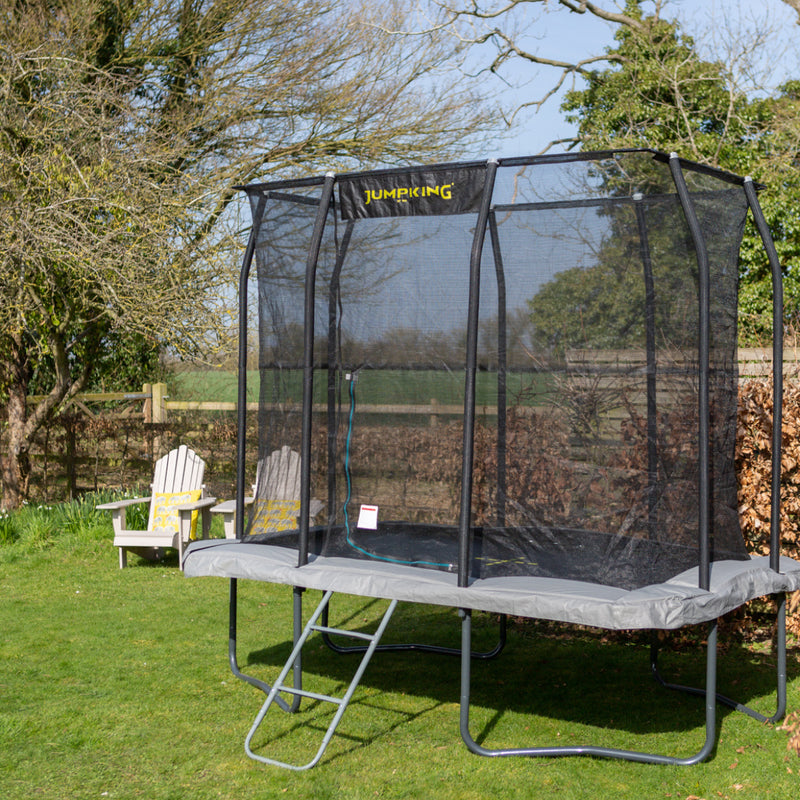 6ft x 9ft JumpKing Rectangluar Combo Pro Trampoline, Trampoline Learning SPACE