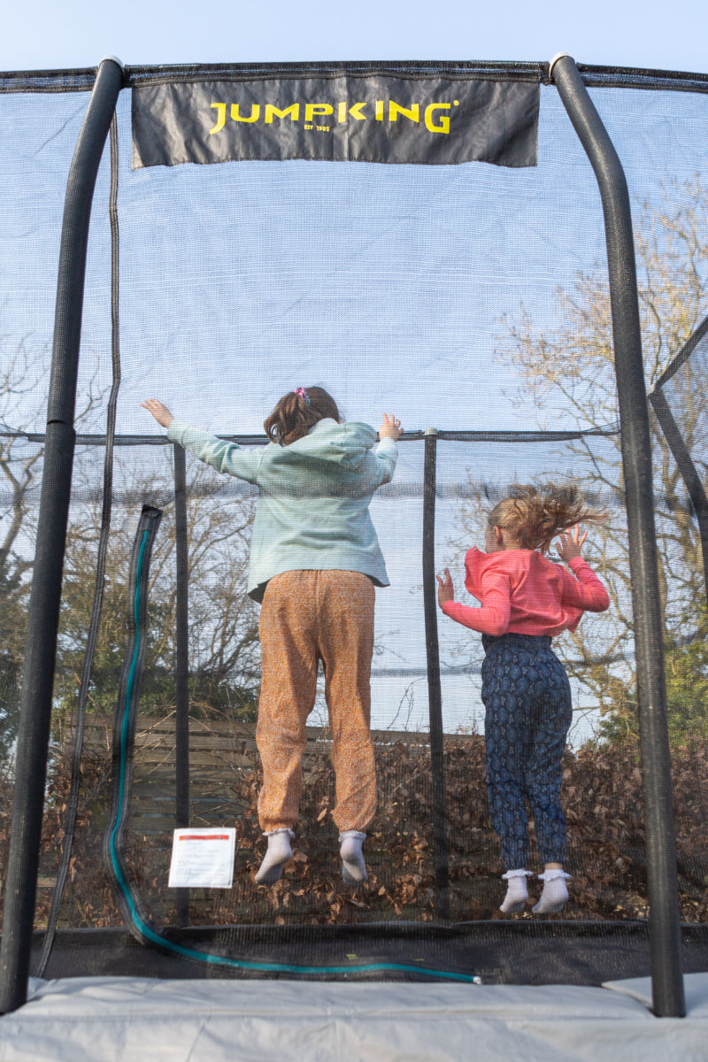 6ft x 9ft JumpKing Rectangluar Combo Pro Trampoline, Trampoline Learning SPACE