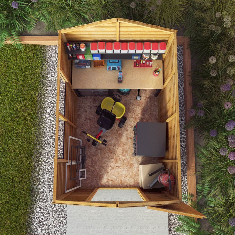 7 x 5 Overlap Apex Shed, Learning SPACE
