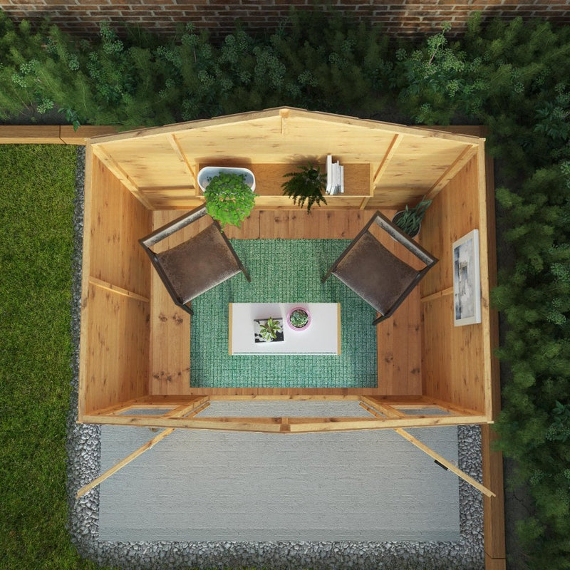 7 x 5 Traditional Double Door Summerhouse, Learning SPACE