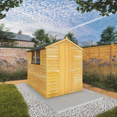 7 x 5 Overlap Apex Shed-Eco Friendly, Forest School & Outdoor Garden Equipment, Mercia Garden Products, Sheds, Wellbeing Furniture-Learning SPACE