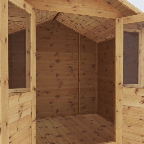 7 x 5 Traditional Double Door Summerhouse-Eco Friendly,Forest School & Outdoor Garden Equipment,Mercia Garden Products,Sheds,Wellbeing Furniture-Learning SPACE