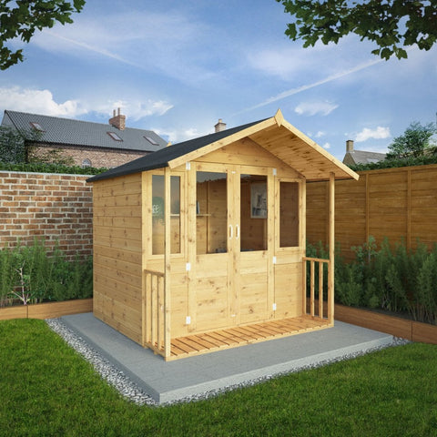 7 x 7 Bournemouth Wooden Summerhouse-Eco Friendly, Forest School & Outdoor Garden Equipment, Mercia Garden Products, Sheds, Wellbeing Furniture-Learning SPACE