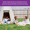 Plum® Great Wooden Teepee Hideaway - Large, Playhouse Learning SPACE