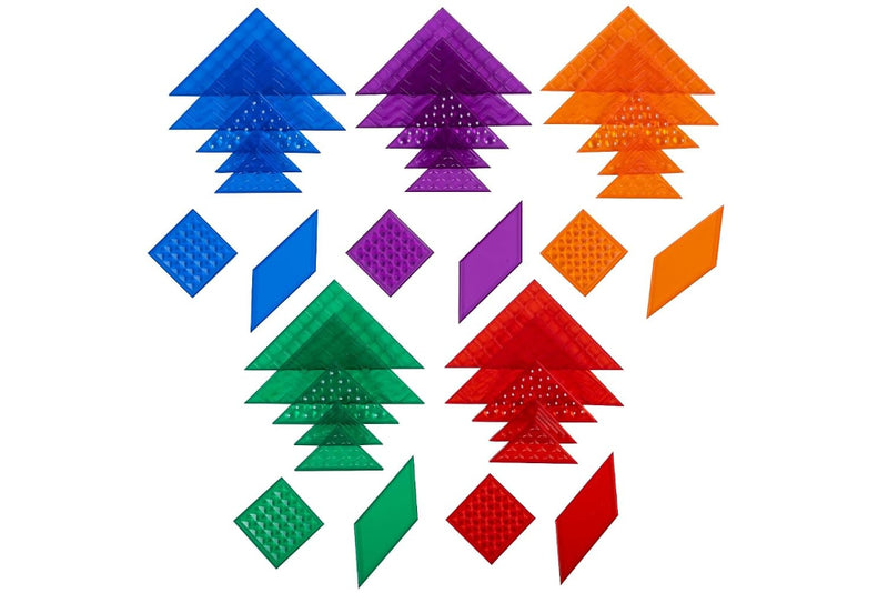 Translucent Sensory Tangram, Maths Toys Learning SPACE