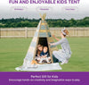 Plum® Wooden Teepee Hideaway Den, Outdoor Play Equipment Learning SPACE