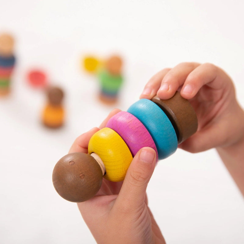 Rainbow Community People - Pk5 / 25 pieces, Learning SPACE