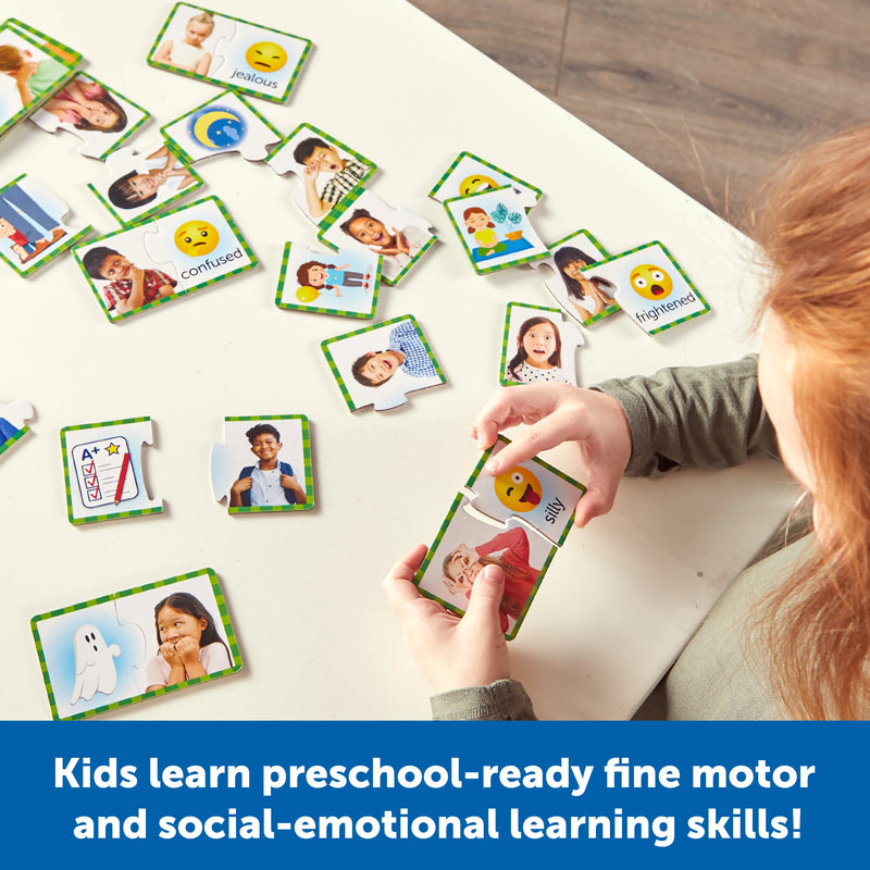 Feelings & Emotions Puzzle Cards, Puzzles Learning SPACE