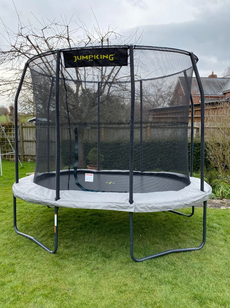 7ft x 10ft JumpKing Oval Combo Pro Trampoline, Trampoline Learning SPACE