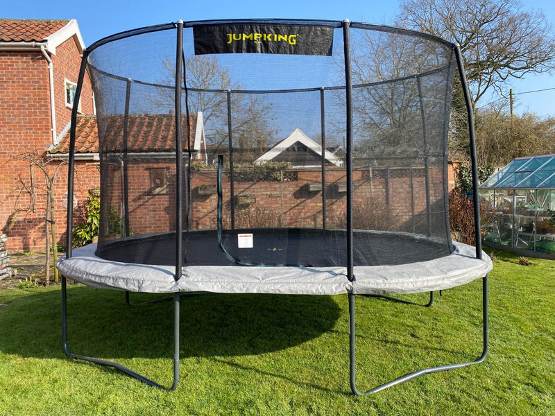 7ft x 10ft JumpKing Oval Combo Pro Trampoline, Trampoline Learning SPACE