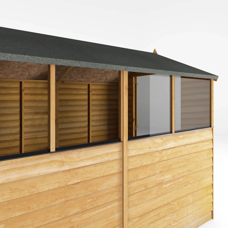 8 x 6 Overlap Apex - Single Door Shed, Learning SPACE