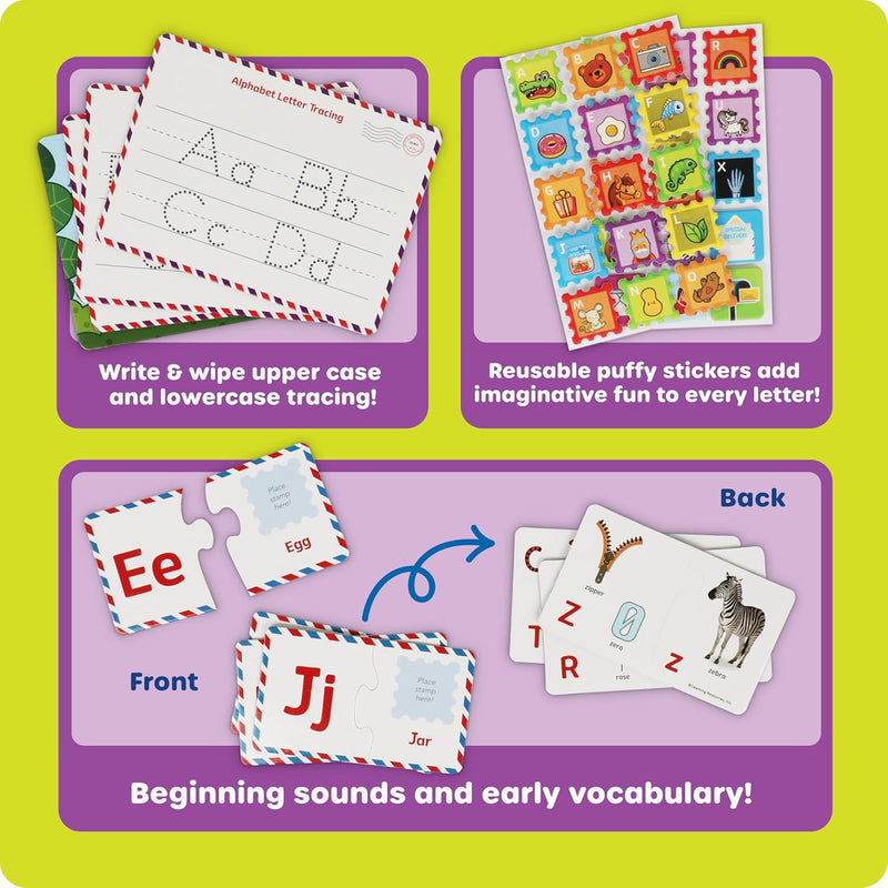 Alphabet Learning Mailbox Puzzle Game, Learning SPACE