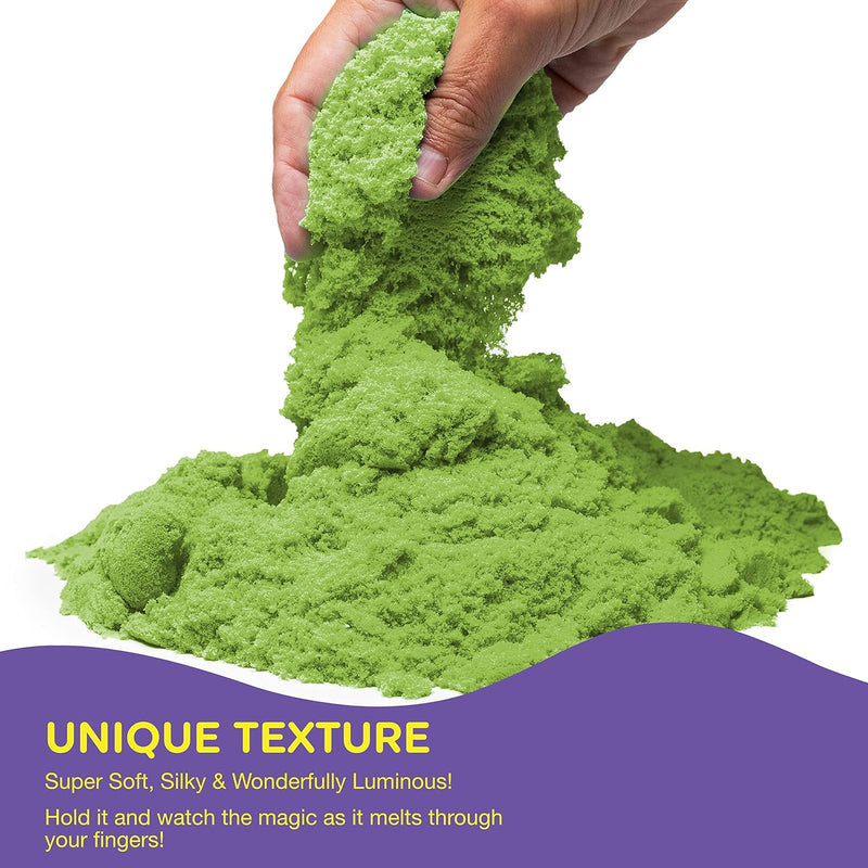 Smooshy Glow Sand – includes FREE mini torch, Learning SPACE
