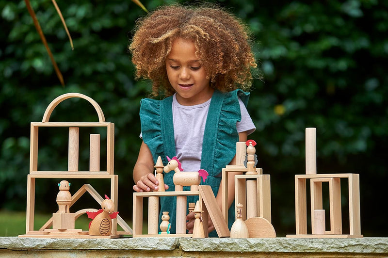 Wooden Enchanted Figures Set, Learning SPACE