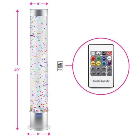 Lumina Multi-Connect 1m Bubble Tube With Floating Balls