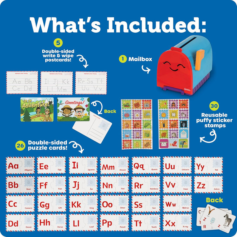 Alphabet Learning Mailbox Puzzle Game, Learning SPACE
