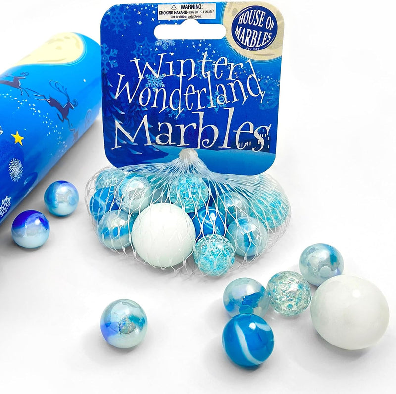 Winter Wonderland Net Bag of Marbles