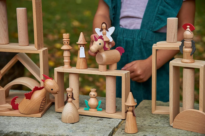 Wooden Enchanted Figures Set, Learning SPACE