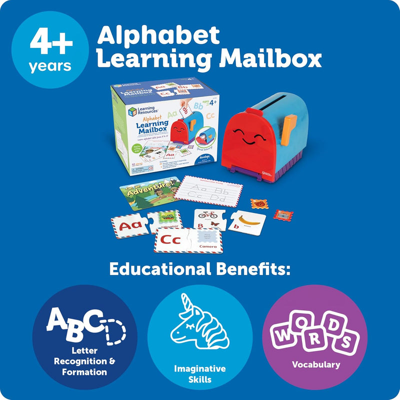 Alphabet Learning Mailbox Puzzle Game, Learning SPACE