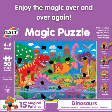 Dinosaurs Magic Puzzle - 50 Piece Jigsaw Puzzle