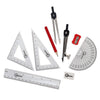 9 Piece Maths Set, Stationery Learning SPACE
