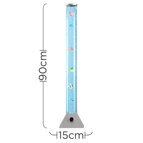90cm RGB Bubble Lamp with Fish-Bubble Tubes,Discontinued,Gifts For 3-5 Years Old,Gifts for 5-7 Years Old,Home Bubble Tubes & Walls,Sensory Room Lighting-Learning SPACE