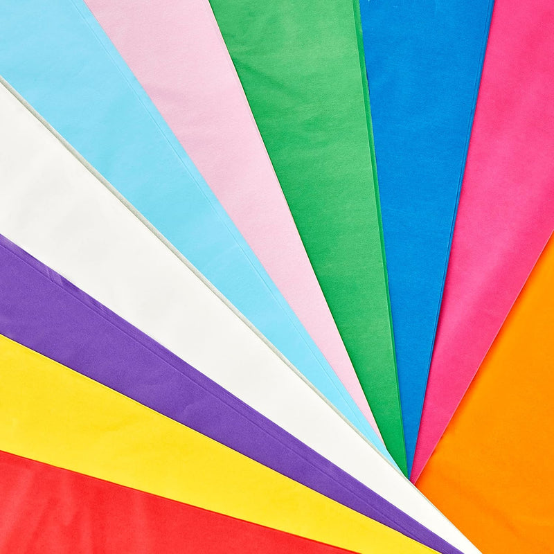 Scola Tissue Paper – 20 Colours, 480 Sheets, 50 x 76 cm, Learning SPACE