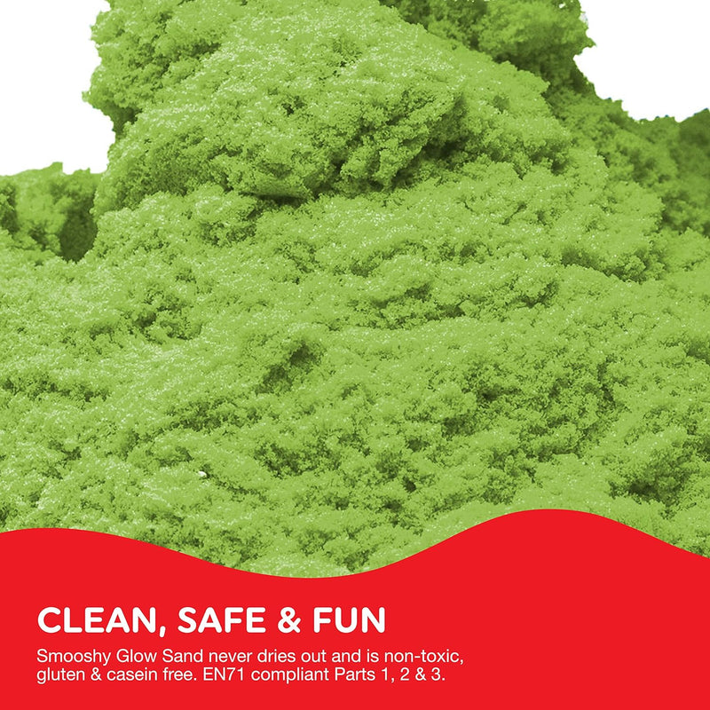 Smooshy Glow Sand – includes FREE mini torch, Learning SPACE