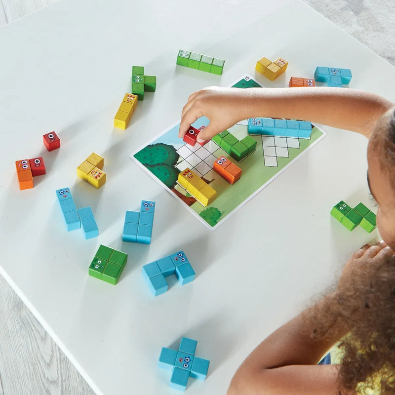 Numberblocks™ Wooden Building Blocks Activity Set, Learning SPACE