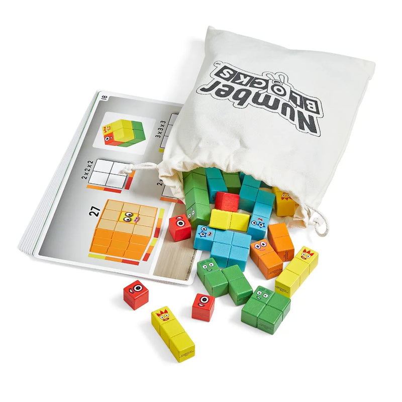 Numberblocks™ Wooden Building Blocks Activity Set, Learning SPACE