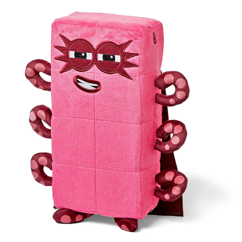 Numberblocks™ Sing-Along Superhero Eight Plush, Learning SPACE