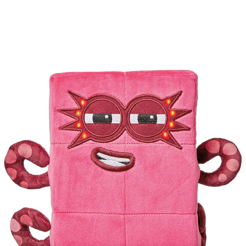 Numberblocks™ Sing-Along Superhero Eight Plush, Learning SPACE