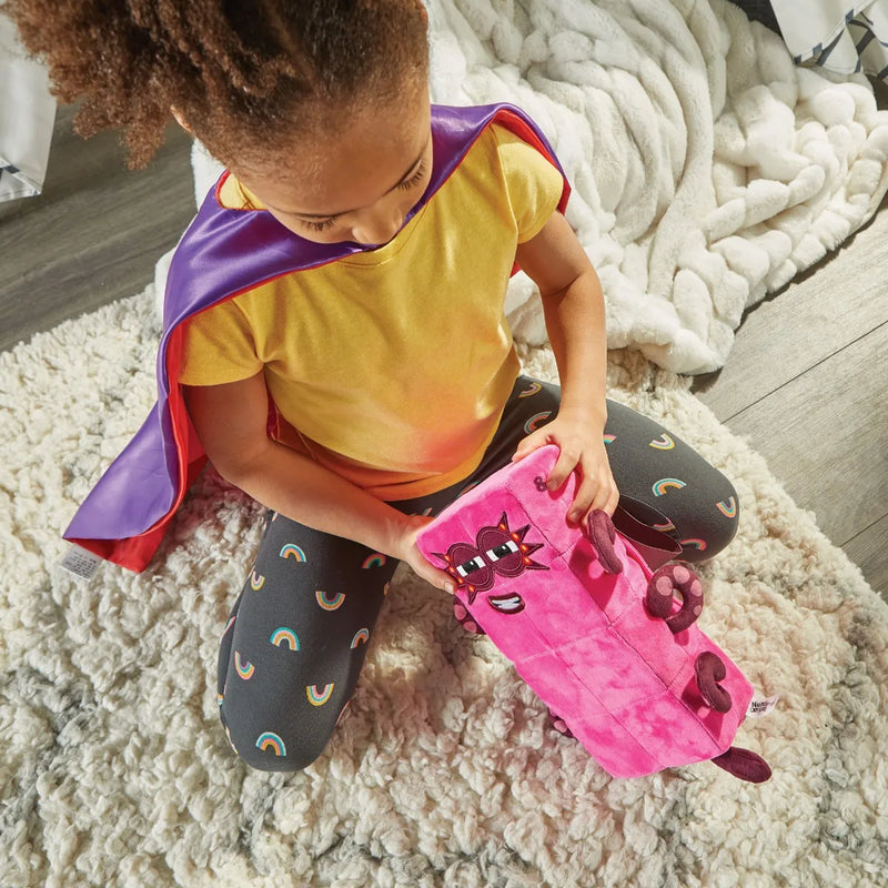 Numberblocks™ Sing-Along Superhero Eight Plush, Learning SPACE