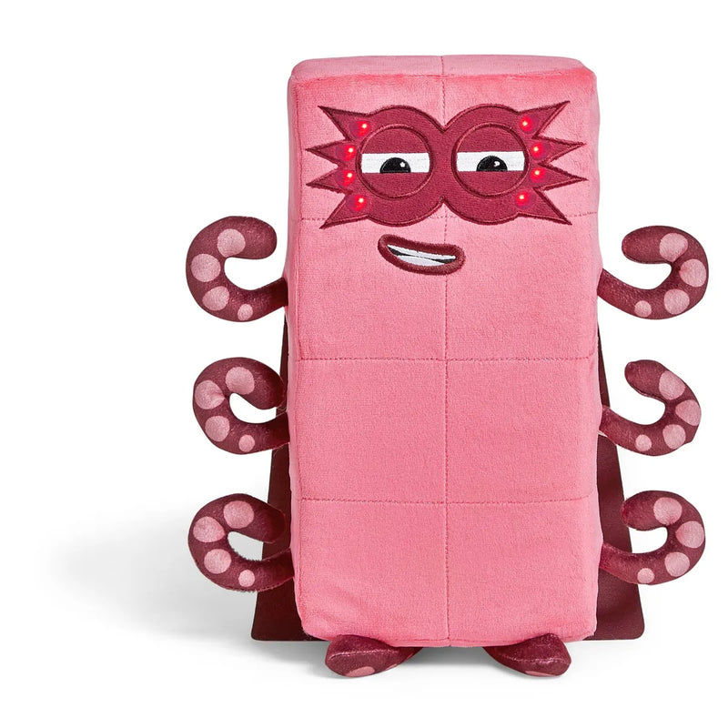 Numberblocks™ Sing-Along Superhero Eight Plush, Learning SPACE
