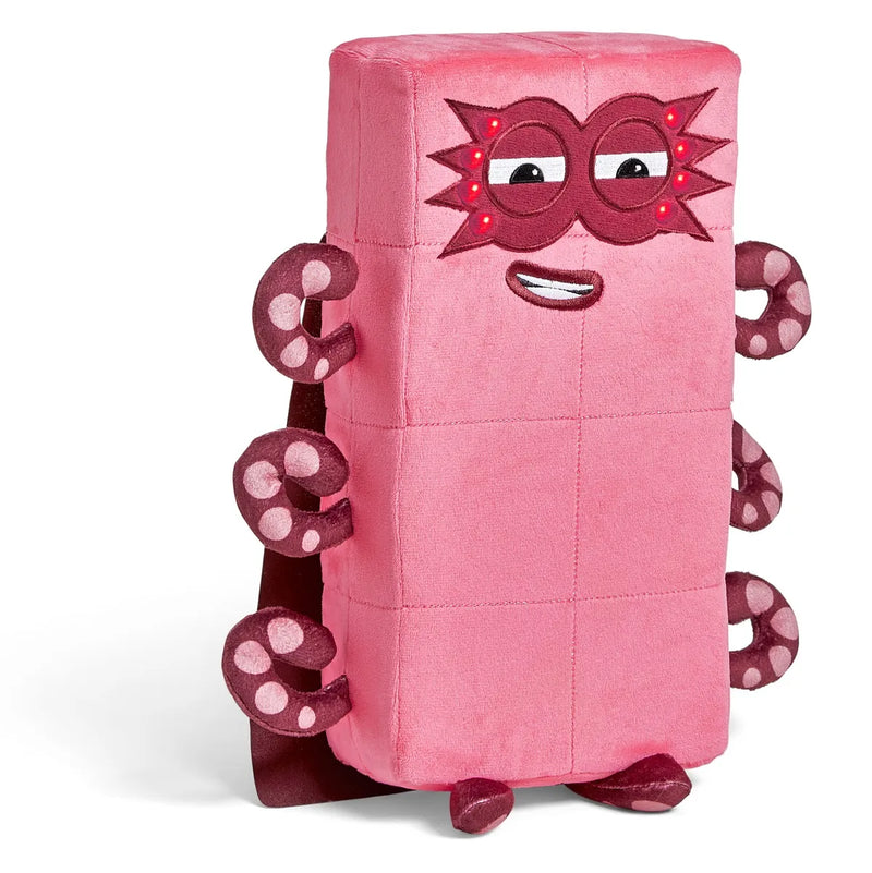 Numberblocks™ Sing-Along Superhero Eight Plush, Learning SPACE