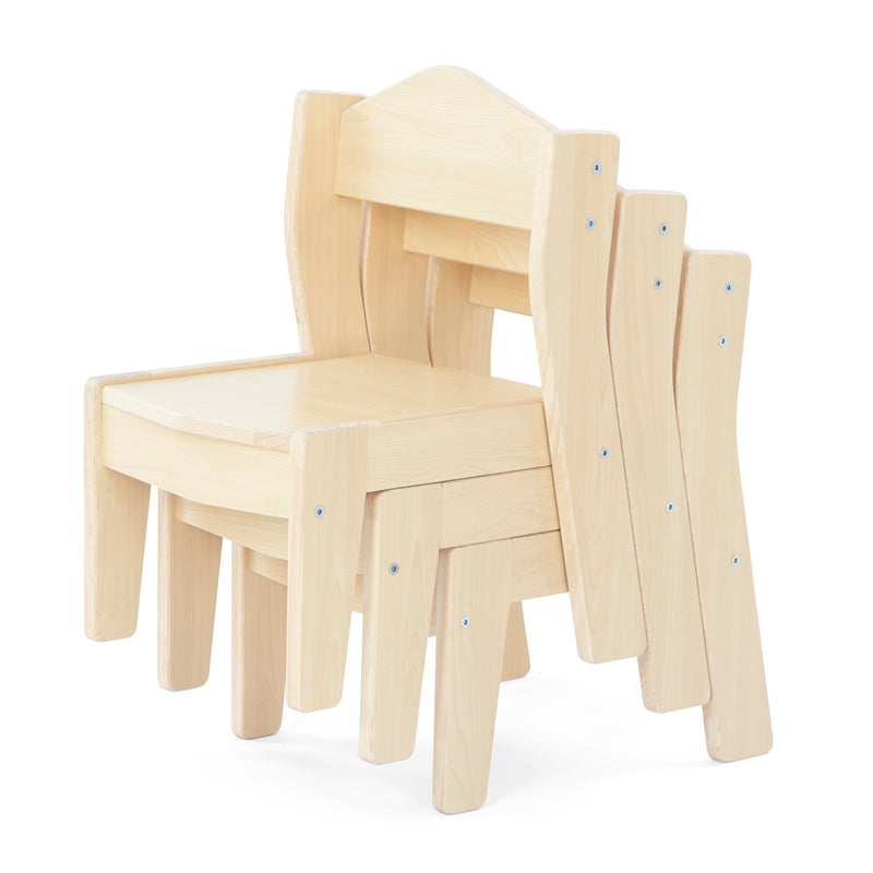 Little Venice Wooden Chairs 210mm (Pack of 2), Learning SPACE