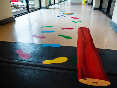 Sensory Path - Active Play Floor-ADD/ADHD, Additional Need, Gross Motor and Balance Skills, Helps With, Matrix Group, Movement Breaks, Neuro Diversity, Planning And Daily Structure, Sensory Flooring, Sensory Paths-Learning SPACE