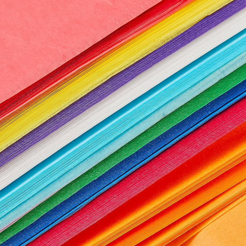 Scola Tissue Paper – 20 Colours, 480 Sheets, 50 x 76 cm, Learning SPACE