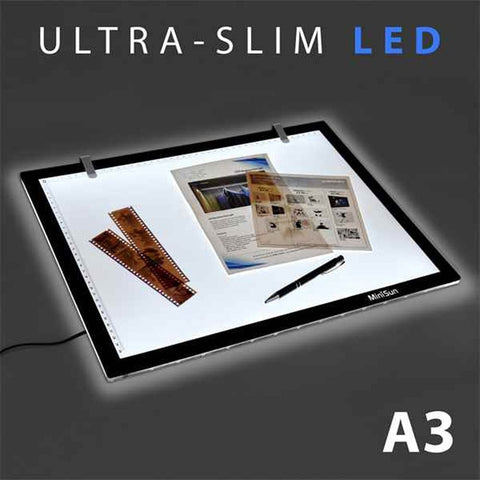 A3 Light Panel LED Ultra Slim-AllSensory,excell2,Light Boxes,MiniSun,Stock,Visual Sensory Toys-Learning SPACE