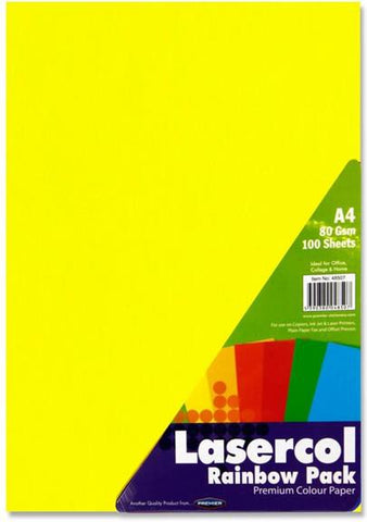 A4 80gsm Colour Paper 100 Sheets - Rainbow-Arts & Crafts,Baby Arts & Crafts,Back To School,Early Arts & Crafts,Paper & Card,Premier Office,Primary Arts & Crafts,Primary Literacy,Stationery,Stock-Learning SPACE