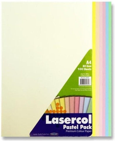 A4 Coloured Paper 100 Sheets - Pastel-Art Materials, Arts & Crafts, Back To School, Early Arts & Crafts, Paper & Card, Premier Office, Primary Arts & Crafts, Primary Literacy, Stationery, Stock-Learning SPACE