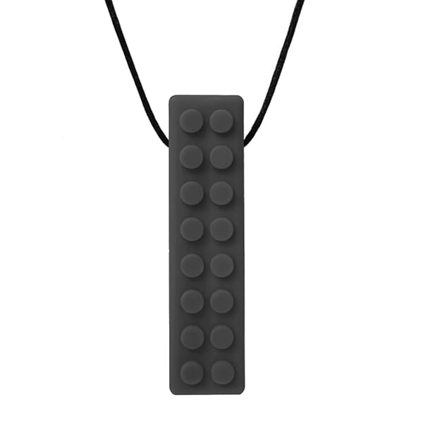 ARK Chewy Brick Stick® Necklace, Medium - Black Chew Aids Learning SPACE